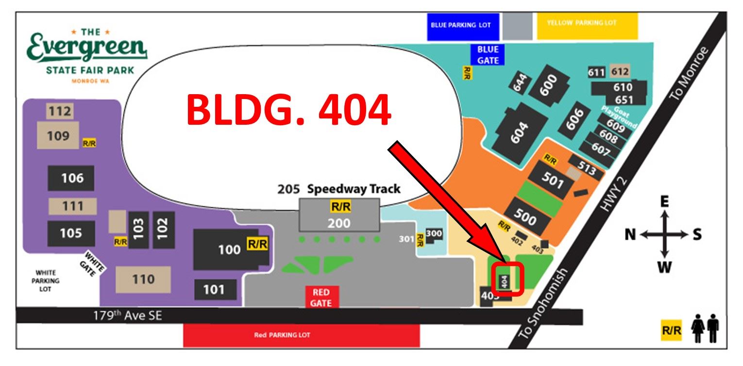 Location of building on map