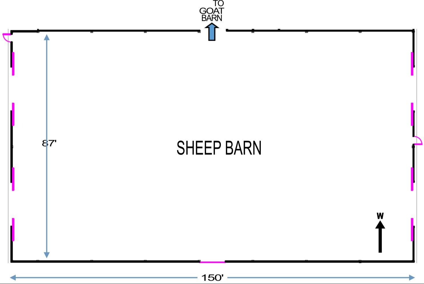 Sheep Barn Layout