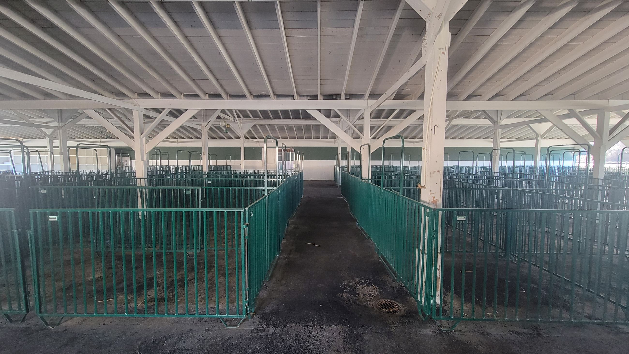 Sheep barn pens